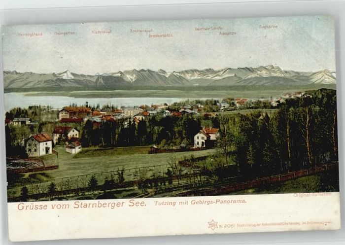 Tutzing  ungelaufen ca. 1900