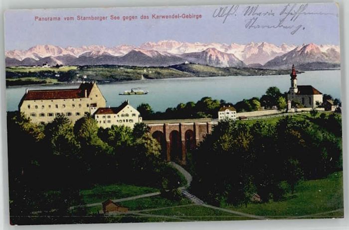 Starnberg Starnbergersee Bayern See Feldpost x 1915