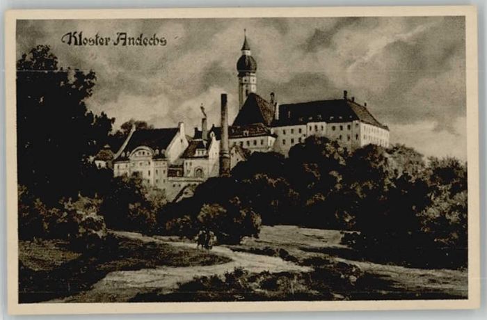 Erling Kloster Andechs ungelaufen ca. 1920