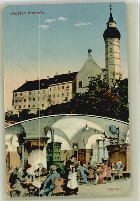 Andechs Kloster ungelaufen ca. 1920