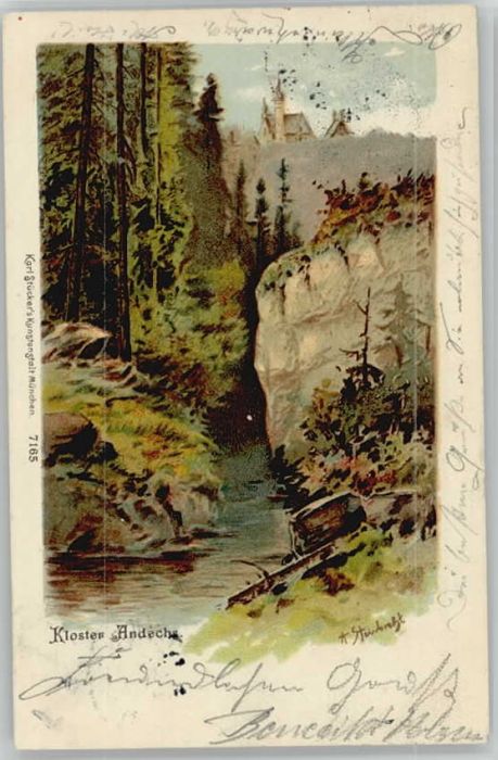 Andechs Kloster KünstlerA. Steinbrecht x 1901