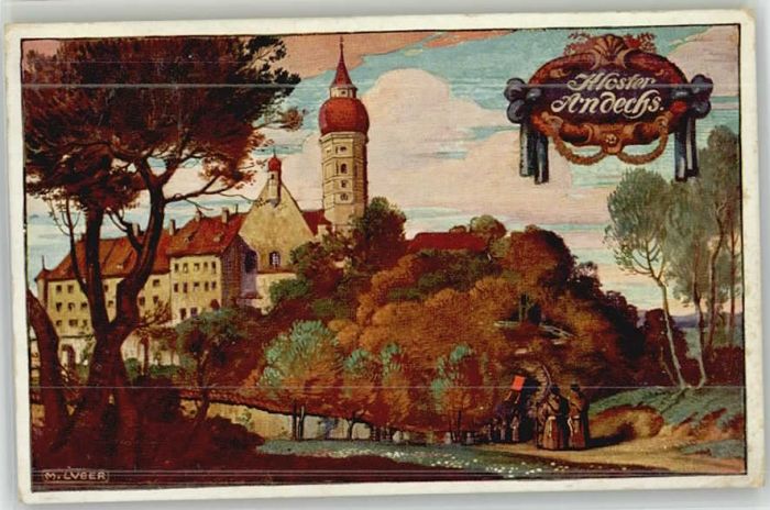 Andechs Kloster ungelaufen ca. 1920