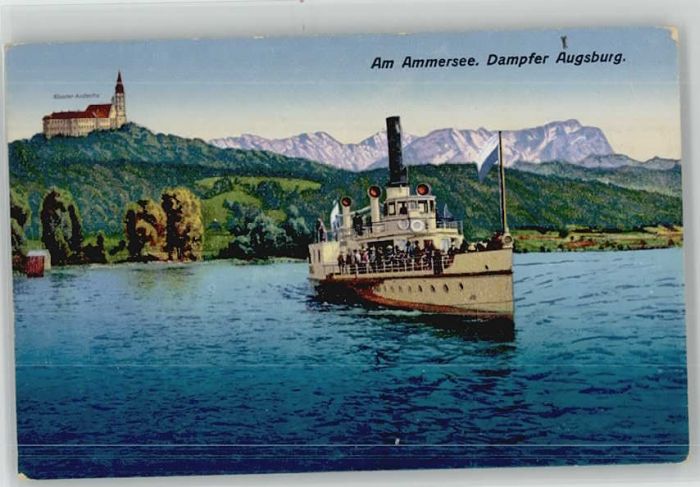 Herrsching Ammersee Dampfer Augsburg Kloster Andechs ungela