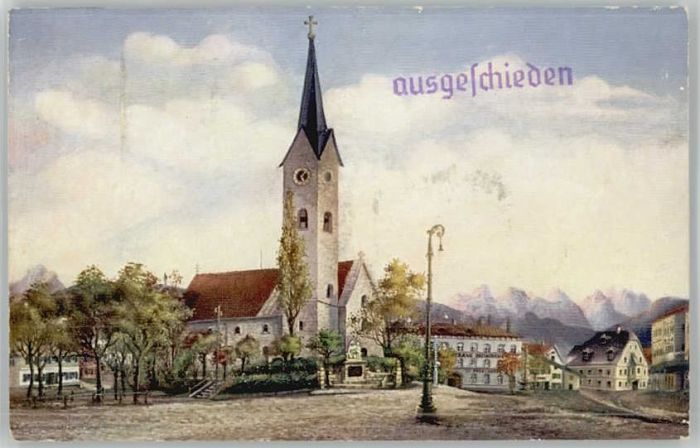 Holzkirchen Oberbayern Marktplatz ungelaufen ca. 1920