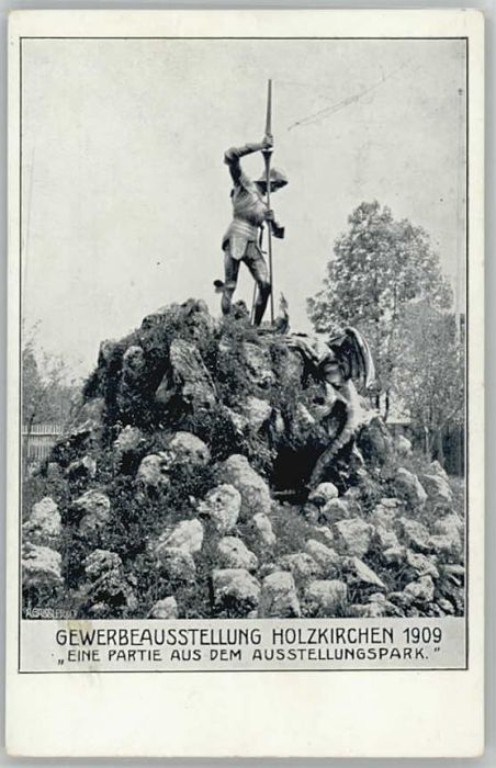 Holzkirchen Oberbayern Gewerbeausstellung ungelaufen ca. 1900