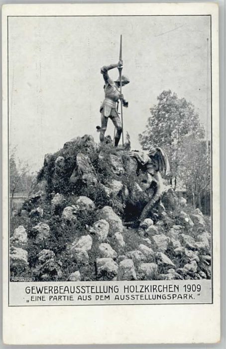 Holzkirchen Oberbayern Gewerbeausstellung ungelaufen ca. 1900