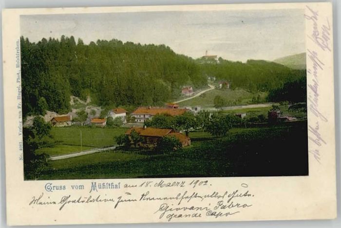 Muehltal Mangfalltal Mühlthal  x 1902