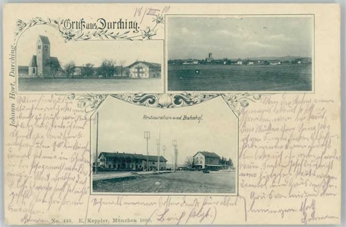 Holzkirchen Oberbayern Darching Bahnhof  x 1900