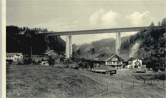 Weyarn Miesbach Bayern Mangfallbruecke ungelaufen ca. 1920