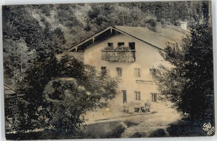 Holzkirchen Oberbayern Gasthaus Weihermühle x 1919