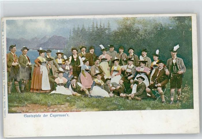 Tegernsee ungelaufen ca. 1900