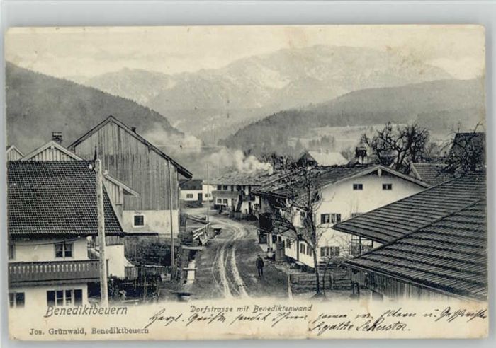 Benediktbeuern Dorfstrasse x 1903
