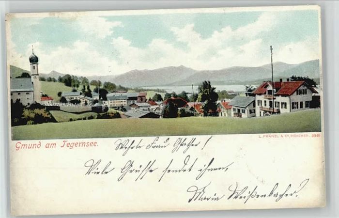 Tegernsee Bayern x 1901