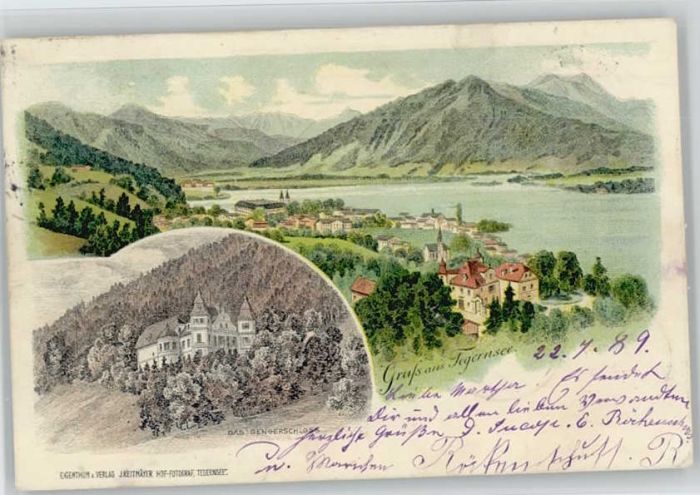 Tegernsee Sengerschloss x 1898