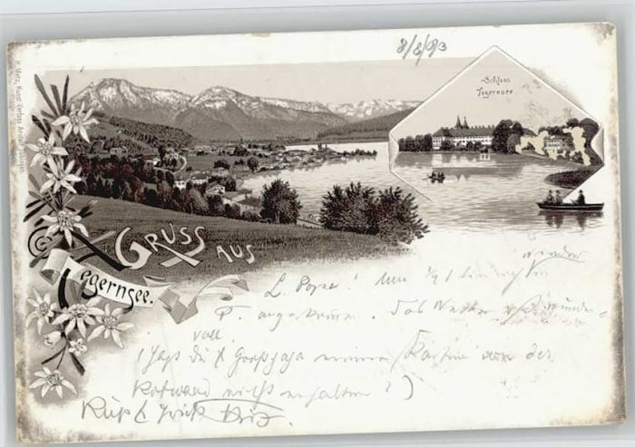 Tegernsee Schloss x 1893