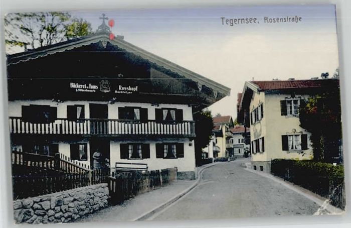 Tegernsee Rosenstrasse Baeckerei Hans Rosskopf Fe