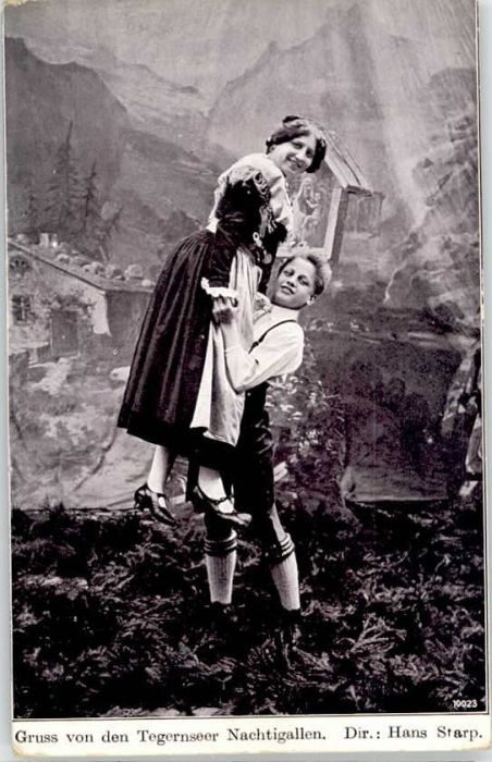 Tegernsee Bayern Nachtigall ungelaufen ca. 1910