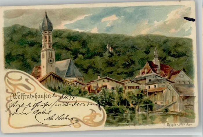 Wolfratshausen KünstlerE. Keppler x 1899
