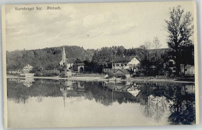 Starnberg Ambach ungelaufen ca. 1920