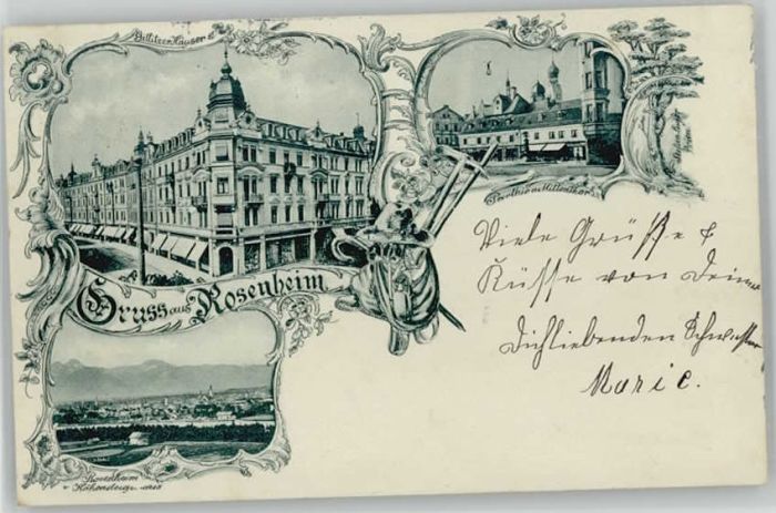 Rosenheim Bayern Rosenheim Oberbayern  x 1897