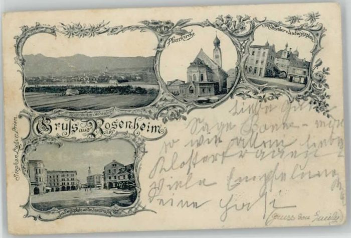 Rosenheim Bayern Rosenheim Oberbayern  x 1897