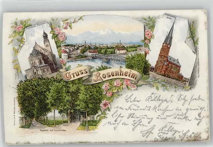Rosenheim Bayern Rosenheim Oberbayern  x 1898