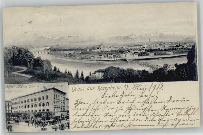 Rosenheim Bayern Rosenheim Oberbayern Hotel Koenig Otto