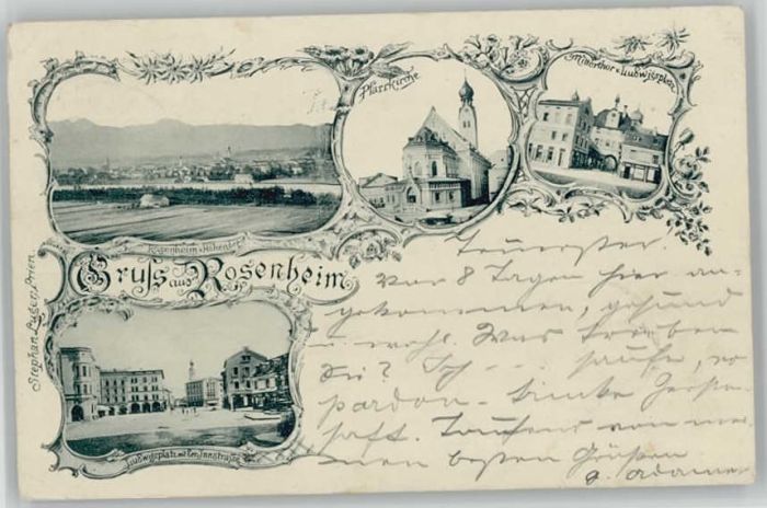 Rosenheim Bayern Rosenheim Oberbayern  x 1897