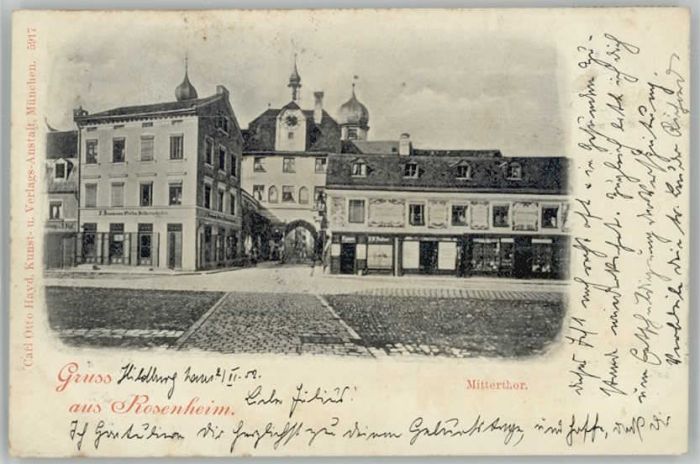 Rosenheim Bayern Rosenheim Oberbayern  x 1902