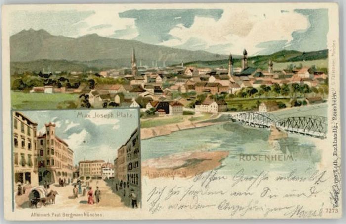 Rosenheim Bayern Rosenheim Oberbayern Max Joseph Platz K