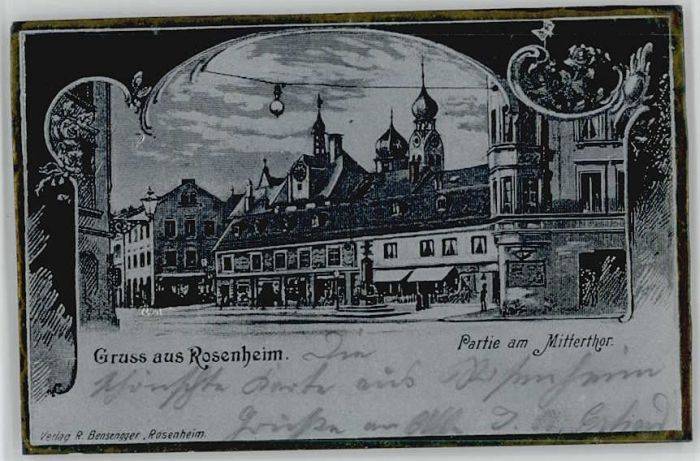 Rosenheim Bayern Rosenheim Oberbayern  x 1899