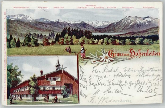 Eurasburg Wolfratshausen Hohenleiten x 1900