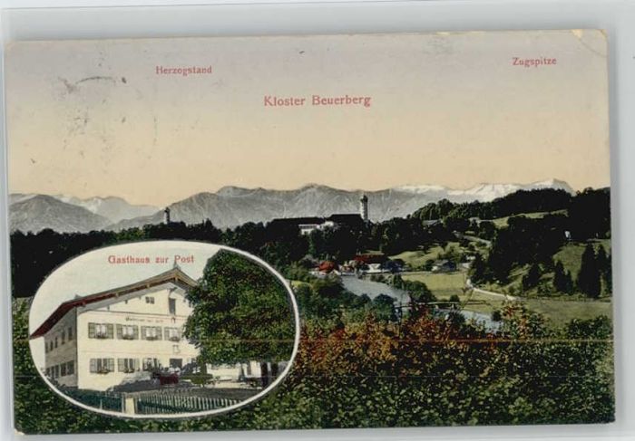 Beuerberg Wolfratshausen Gasthaus Post Kloster x 1911