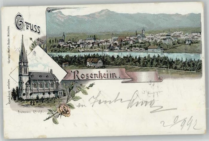 Rosenheim Bayern Rosenheim Oberbayern  x 1897