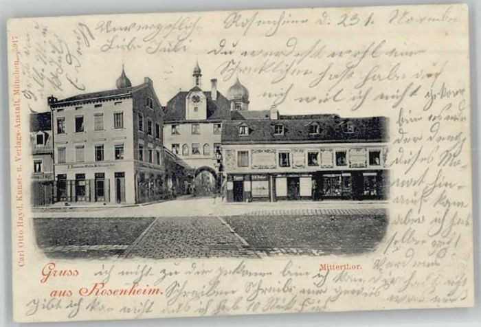 Rosenheim Bayern Rosenheim Oberbayern  x 1899