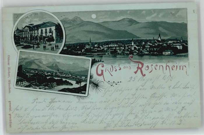 Rosenheim Bayern Rosenheim Oberbayern  x 1898