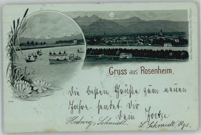 Rosenheim Bayern Rosenheim Oberbayern  x 1899