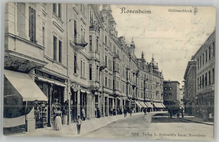 Rosenheim Bayern Rosenheim Oberbayern Gillitzerblock x 1