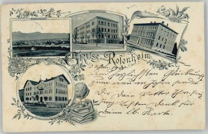 Rosenheim Bayern Rosenheim Oberbayern Schule  x 1900