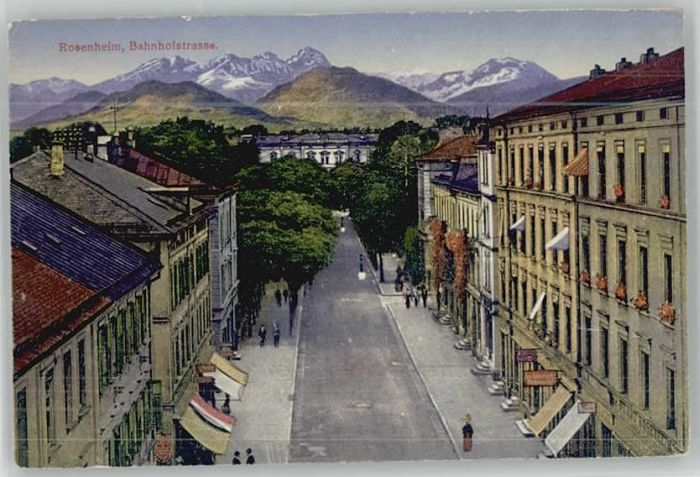 Rosenheim Bayern Rosenheim Oberbayern Bahnhofstrasse ung