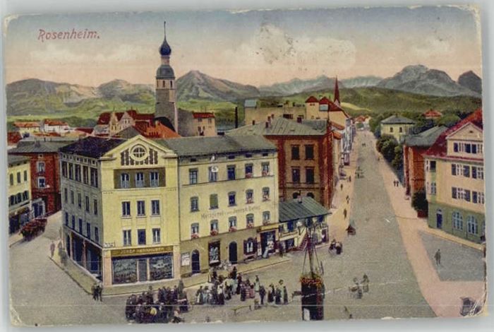 Rosenheim Bayern Rosenheim Oberbayern  ungelaufen ca. 19