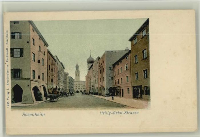 Rosenheim Bayern Rosenheim Oberbayern Heilig Geist Stras