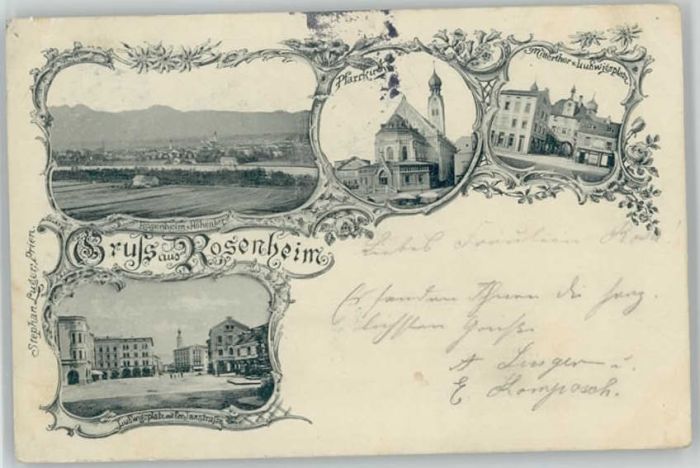 Rosenheim Bayern Rosenheim Oberbayern  x 1897