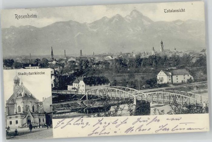 Rosenheim Bayern Rosenheim Oberbayern  x 1915