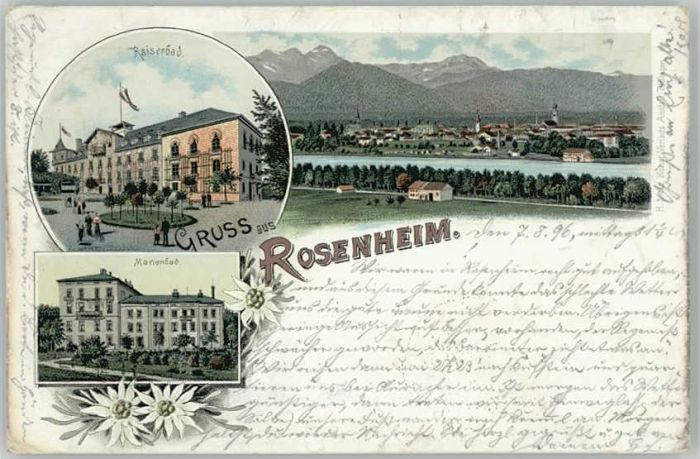 Rosenheim Bayern Rosenheim Oberbayern Kaiserbad Marienba