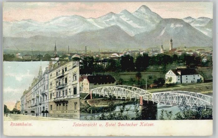 Rosenheim Bayern Rosenheim Oberbayern Hotel Deutscher Ka