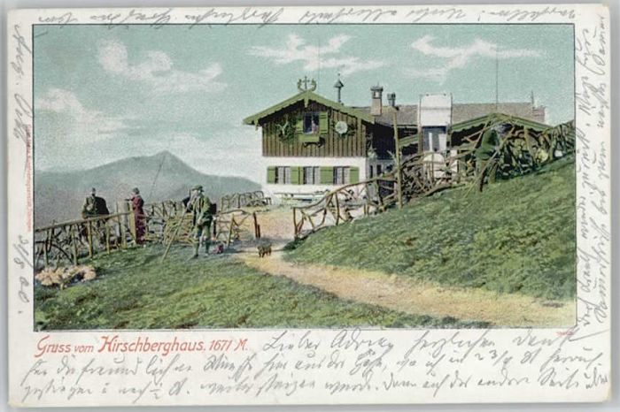 Tegernsee Bayern Hirschberg Haus x 1900