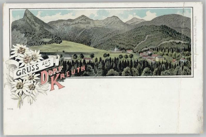 Kreuth Tegernsee  ungelaufen ca. 1900