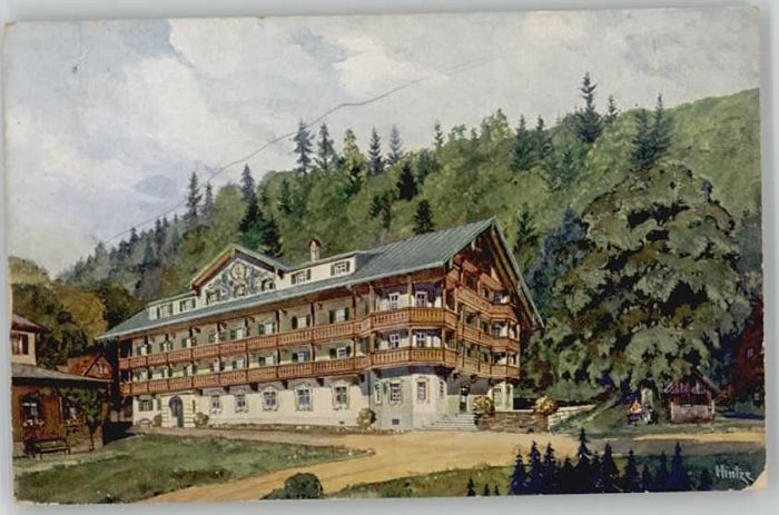 Kreuth Tegernsee Raineralpe KünstlerHintze ungelaufen ca