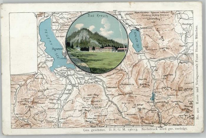 Kreuth Tegernsee  ungelaufen ca. 1900